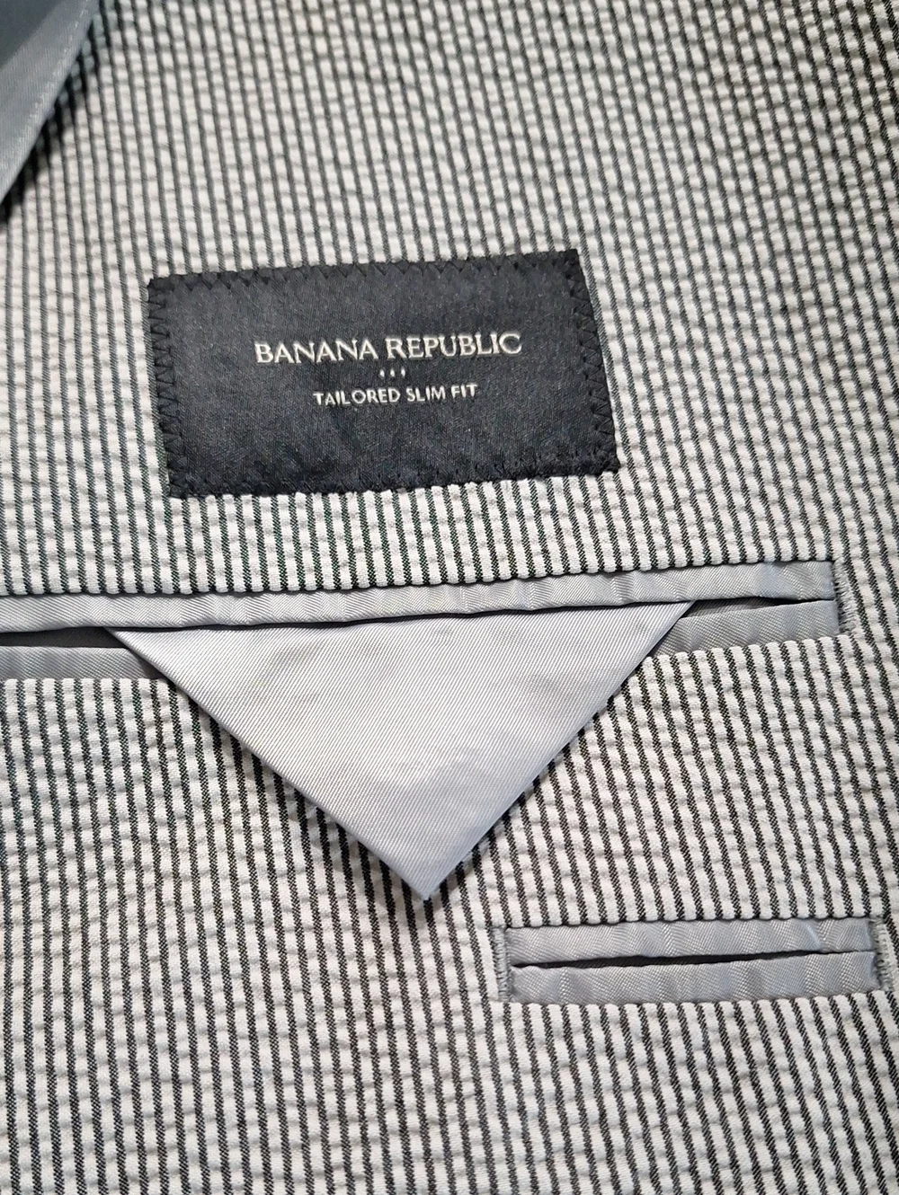 Banana Republic Seersucker Blazer